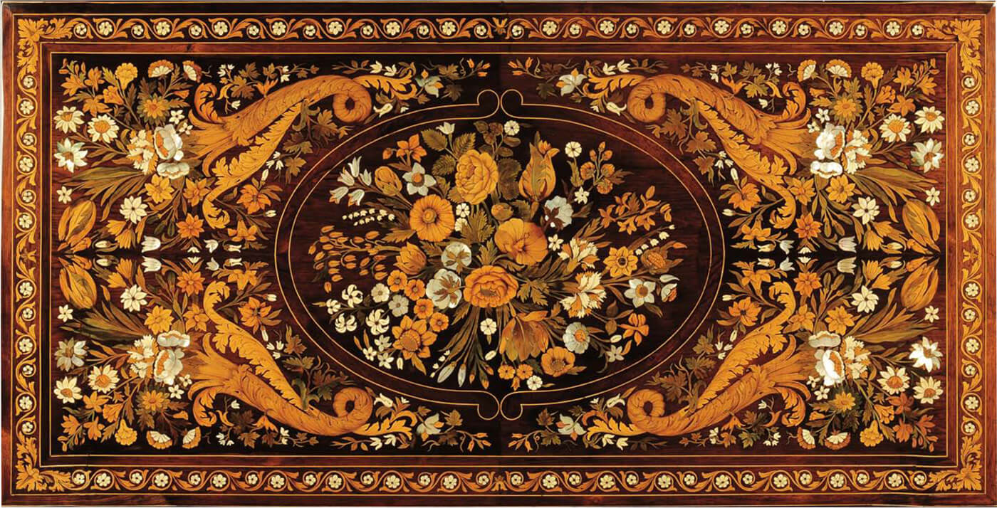 falcini-rosewood-ebony-table Florentine mid-19th century table by Luigi and Angelo Falcini