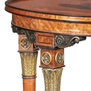 French maple guéridon in the Empire style