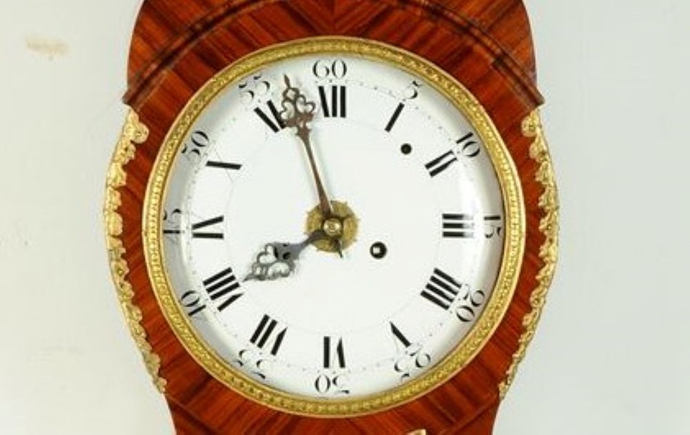 gilt-bronze-mounted wood Italian cartel clock