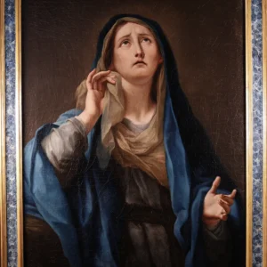 Mater Dolorosa - Oil on canvas, circle od Francesco Mancini (1679-1758)