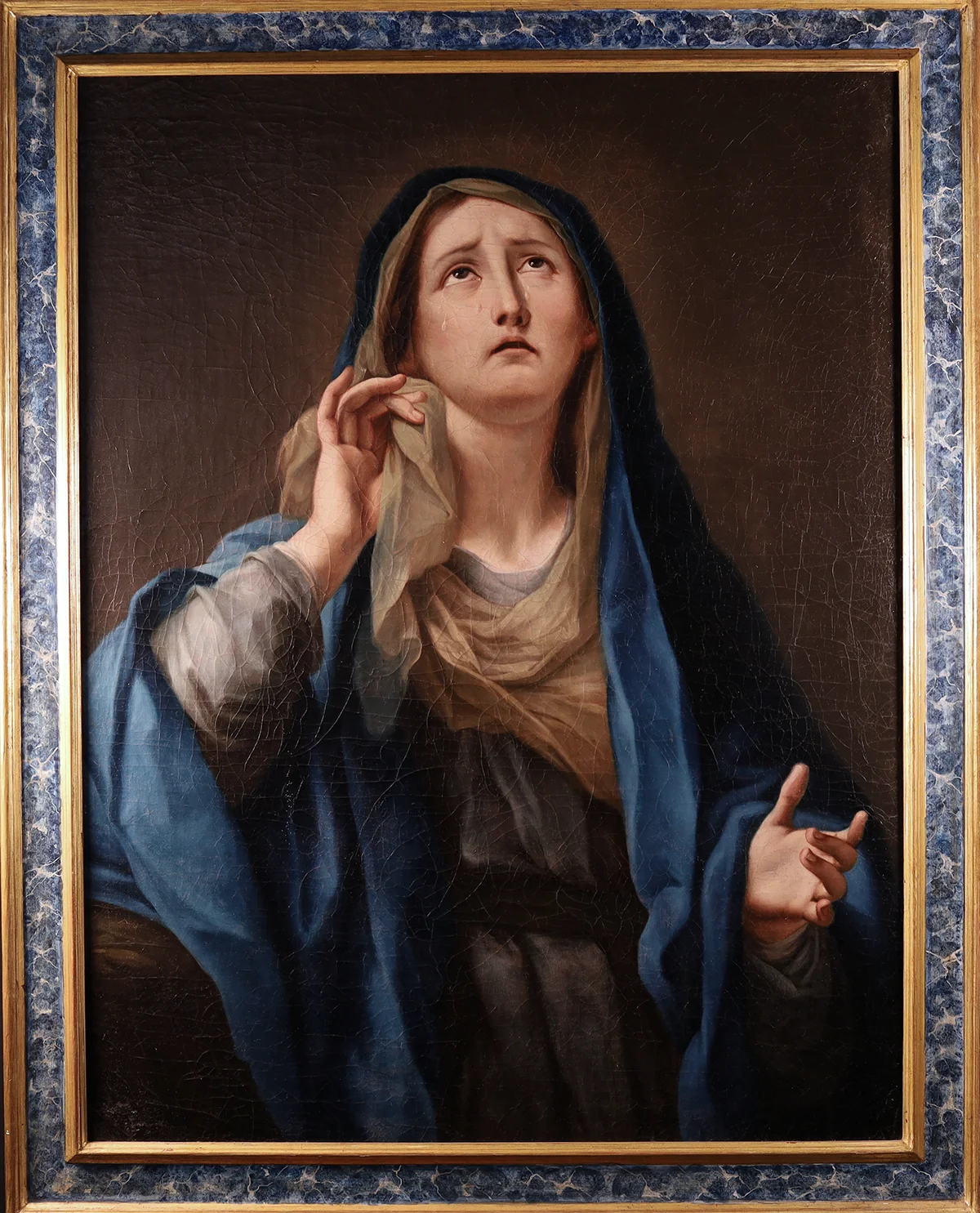 Mater Dolorosa - Oil on canvas, circle od Francesco Mancini (1679-1758)
