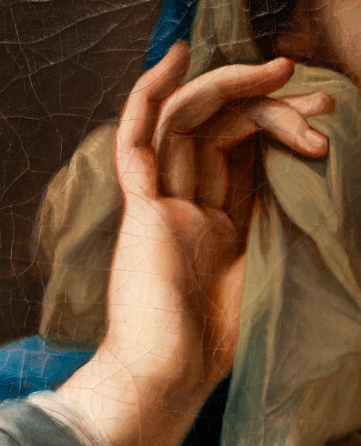 Mater Dolorosa - Oil on canvas, circle od Francesco Mancini (1679-1758)