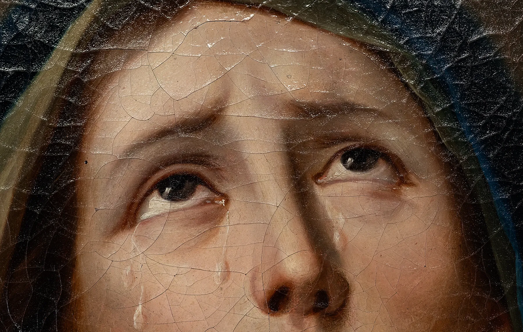 Mater Dolorosa - Oil on canvas, circle od Francesco Mancini (1679-1758)
